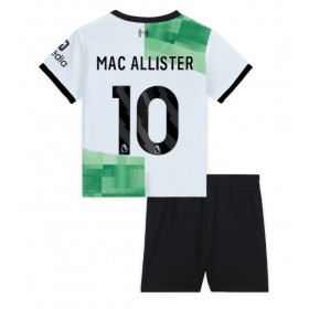 Liverpool Alexis Mac Allister #10 Borta Kläder Barn 2023-24 Kortärmad (+ Korta byxor)
